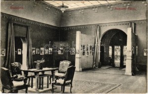 1911 Budapest V. Nemzeti Szalon, belső. Szénásy Béla (EK)