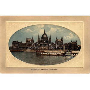 Budapest V. Országház, Parlament, gőzhajó (EK)