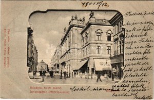 1901 Budapest V. Belvárosi tiszti kaszinó, kávéház. Divald Károly 432. sz. (EK)
