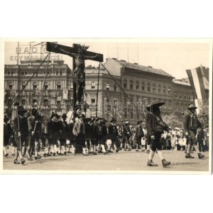 ~1930 Budapešť VI. Oktogon tér, Meinl Gyula kávé, tea és csokoládé üzlete...