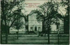 1912 Budapešť VII. Dr. Grünwald szanatóriuma. Városligeti fasor 13-15. (EK)