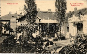 1913 Budapeszt VIII. Tisztviselőtelep, willa Martinovics, Szabóky utca 5. (ma Bíró Lajos utca) (EK...