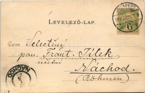 1900 Budapest VIII. Üllői út, Mária Terézia laktanya, villamosok. Divald Károly 141. (ázott / wet damage...