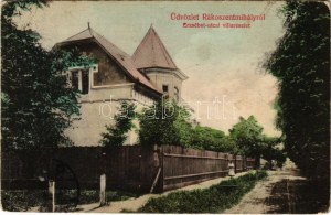 1913 Budapešť XVI. Rákosszentmihály, Erzsébet utcai villa részlet (EK)