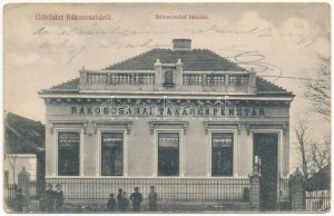 1911 Budapest XVII. Rákoscsaba, Takarékpénztár. Varga Mihály kiadása (EK)