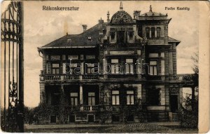 1911 Budapest XVII. Rákoskeresztúr, Fuchs kastély (EK)