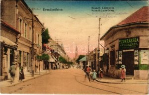 1915 Budapešť XX. Pestszenterzsébet, Pesterzsébet, Erzsébetfalva; Kossuth Lajos utca...