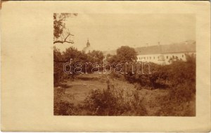 1920 Cserépváralja, látkép, templom. photo (EK)