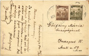 1920 Cserépváralja, látkép, templom. foto (EK)