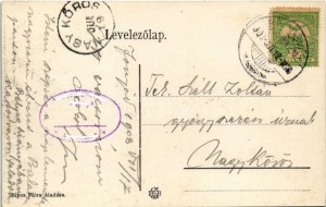 1908 Fonyód, Balatonfonyód; fürdőkabinok. Sipos Flóra kiadása