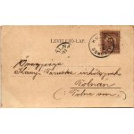 1901 Kaposvár, Takarékpénztár, cs. és kir. laktanya, vármegyeház. Hagelman Károly, secesný, kvetinový (fl...