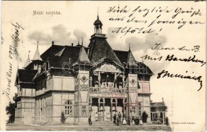 1904 Makó, Hollósy Kornélia színház. Gaál László kiadása (kis szakadás / malá slza)
