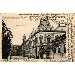 1905 Miskolc, Városház tér, Szlavkovszky üzlete. Lövy József fia (László Adolf) kiadása (szakadás / tear...