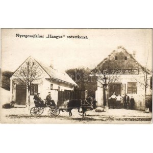 1943 Nyergesújfalu, Hangya szövetkezet üzlete és saját kiadása (EK)