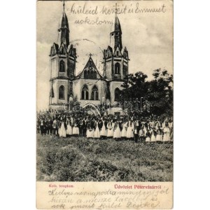 1905 Pétervására, Római katolikus templom. Fogyasztási szövetkezet kiadása (Rb)