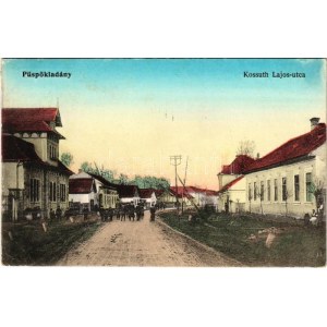 1915 Püspökladány, Kossuth Lajos utca (EK) + PÜSPÖKLADÁNY P.U.