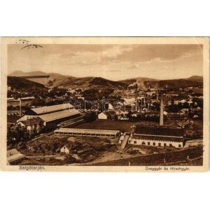 1929 Salgótarján, Üveggyár és Hirsch gyár (EB)
