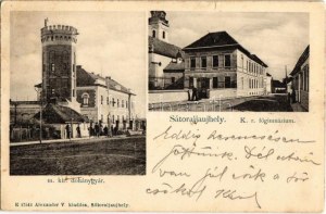 1904 Sátoraljaújhely, M. kir. dohánygyár, K.r. főgimnázium. Alexander V. kiadása (kis szakadás / small tear ...