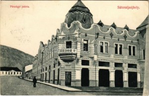 1915 Sátoraljaújhely, Pénzügyi palota. Lövy Adolf kiadása (EK)