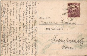 1922 Siklós, vár. Lázár Testvérek kiadása (kopott sarkak / abgenutzte Ecken)