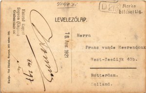 1921 Sopron, Alsólövér utca. Piri Dániel kiadása, TCV card (fl)