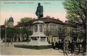 Sopron, Széchenyi szobor, zsinagóga, üzletek