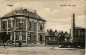 1914 Szeged, Városi vízműtelep. Kovács Henrik kiadása