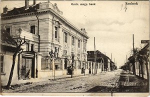 1915 Szolnok, bank Osztrák-magyar. Gettler József kiadása (fl)
