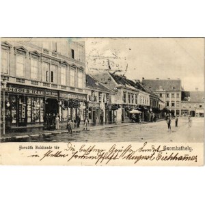 1905 Szombathely, Horváth Boldizsár tér, Hegedűs Miksa (Frankl és Ledofsky utóda), Mayer Sándor mechanikus...