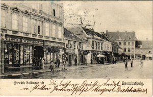 1905 Szombathely, Horváth Boldizsár tér, Hegedűs Miksa (Frankl és Ledofsky utóda), Mayer Sándor mechanikus...