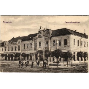 1936 Tapolca, Pannonia szálloda. Vasúti levelezőlapárusítás 2428.