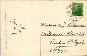 1936 Tapolca, Pannonia szálloda. Vasúti levelezőlapárusítás 2428.