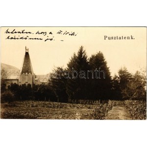 1932 Tenk, Pusztatenk; Elek kastély. Foto - Pazonyi Elek János levele