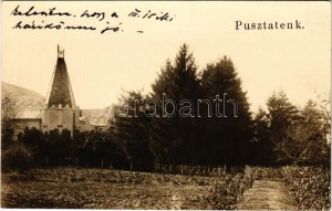 1932 Tenk, Pusztatenk; Elek kastély. photo - Pazonyi Elek János levele