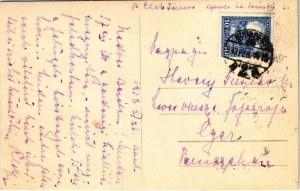 1932 Tenk, Pusztatenk; Elek kastély. foto - Pazonyi Elek János levele