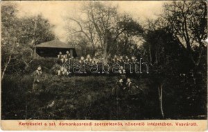 Vasvár, Kertrészlet a szent domonkosrendi szerzetesnők nőnevelő intézetében (szakadások / tears...