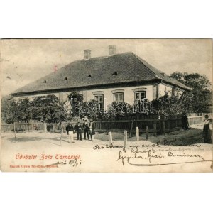 1906 Zalatárnok, škola. Ragács Gyula felvétele (r)