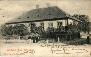1906 Zalatárnok, iskola. Ragács Gyula felvétele (r)