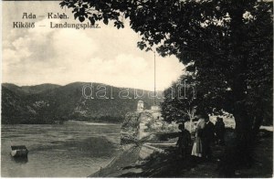 Ada Kaleh, kikötő a Dunán. M.G.O. / Landungsplatz / Porto del Danubio