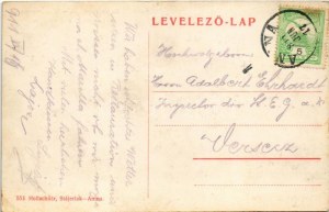 1911 Anina, Stájerlakanina, Stájerlak, Steierdorf; Ronna akna a vasgyártól nézve. Hollschütz / kopalnia, huta żelaza...