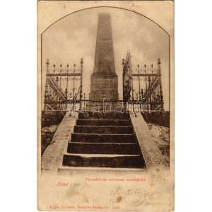 1900 Arad, Tizenhárom Vértanú vesztőhelye / martyrs' monument (EB)