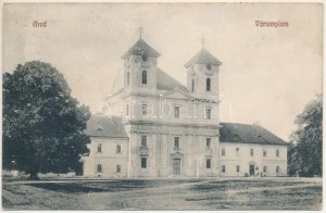 1914 Arad, Vártemplom. Ingusz J. és fia kiadása / chiesa del castello (EK)