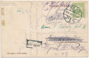 1914 Arad, Vártemplom. Ingusz J. és fia kiadása / Schlosskirche (EK)