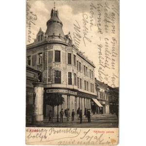 1910 Arad, Nádasdy palota, Brunner Béla, Heim üzlete / Palast, Geschäfte (fa)