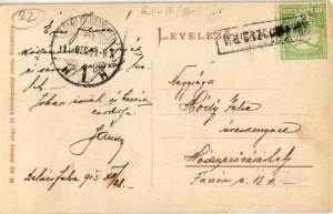 1913 Balázsfalva, Blasendorf, Blaj; Szabadság emlékkő / Piatra libertatii / Denkmal (EK)