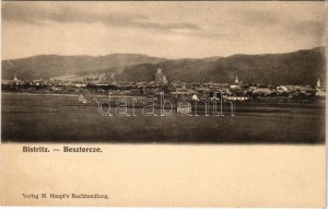 Beszterce, Bistritz, Bistrita; látkép. M. Haupt kiadása / general view (fl)