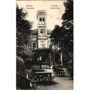 1909 Brassó, Kronstadt, Brasov; Lövölde / Schützenhaus / Casa de tir / hala strzelnicza (EK)