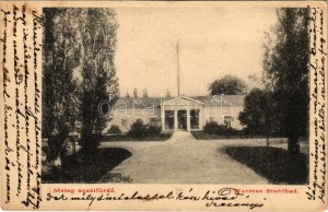 1903 Buziás, Meleg acélfürdő / Warmes Stahlbad / spa