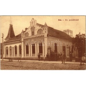 1916 Dés, Dej ; Kir. postahivatal és takarékpénztár / post office and savings bank
