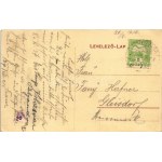 1916 Dés, Dej; Kir. postahivatal és takarékpénztár / ufficio postale e cassa di risparmio
